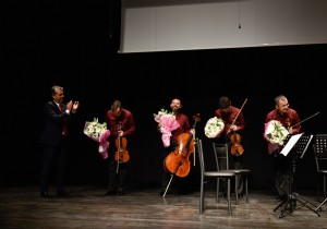 Trkan oray sahnesinde Borusan Quartet Rzgar